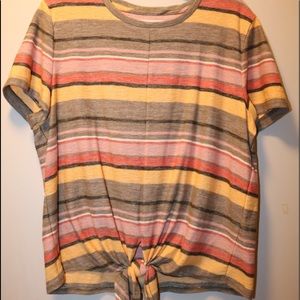 striped top